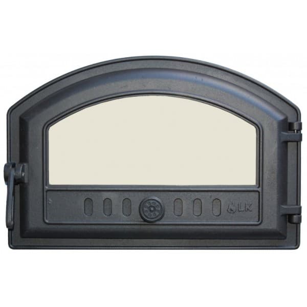 Дверца топочная, герметичная со стеклом 324 LK фото товара