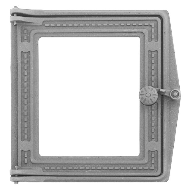 Дверца топочная ДТ-4С (Р) без стекла неокрашеная фото товара