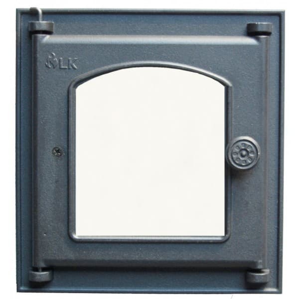 Дверца топочная, со стеклом 361 LK фото товара