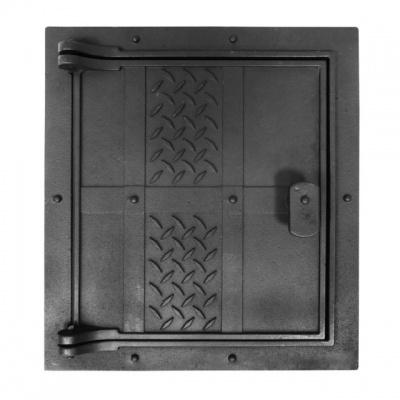 Дверца топочная ДТУ-4Д дверка уплотненная "Лофт" окрашенная фото
