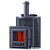 Печь для бани AVANGARD ЗК 25 (М) Ураган круглая сетка