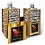 Печь для бани на дровах Eрмак 24 Сетка ЛЮКС GOLD (Нерж. 5мл. 304 INOX)