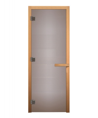 Дверь стекло Сатин Матовая 180х70 (6мм, 2 петли 716 CR) (ОСИНА)