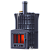 Печь для бани AVANGARD ЗК 40 (П2) Ураган в сетке Тюльпан