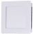 Вентиляционная решетка  Белая с задвижкой (17*17) 17BX (Wentor) - фото