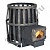 Печь для бани "КОРВЕТ" 24 (сетчатый кожух, ДТ3, стекло)